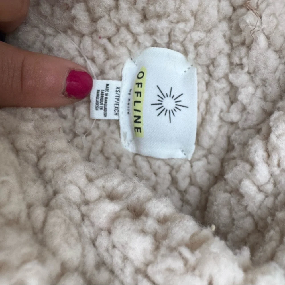 Aerie Offline Sherpa Doggie Jacket